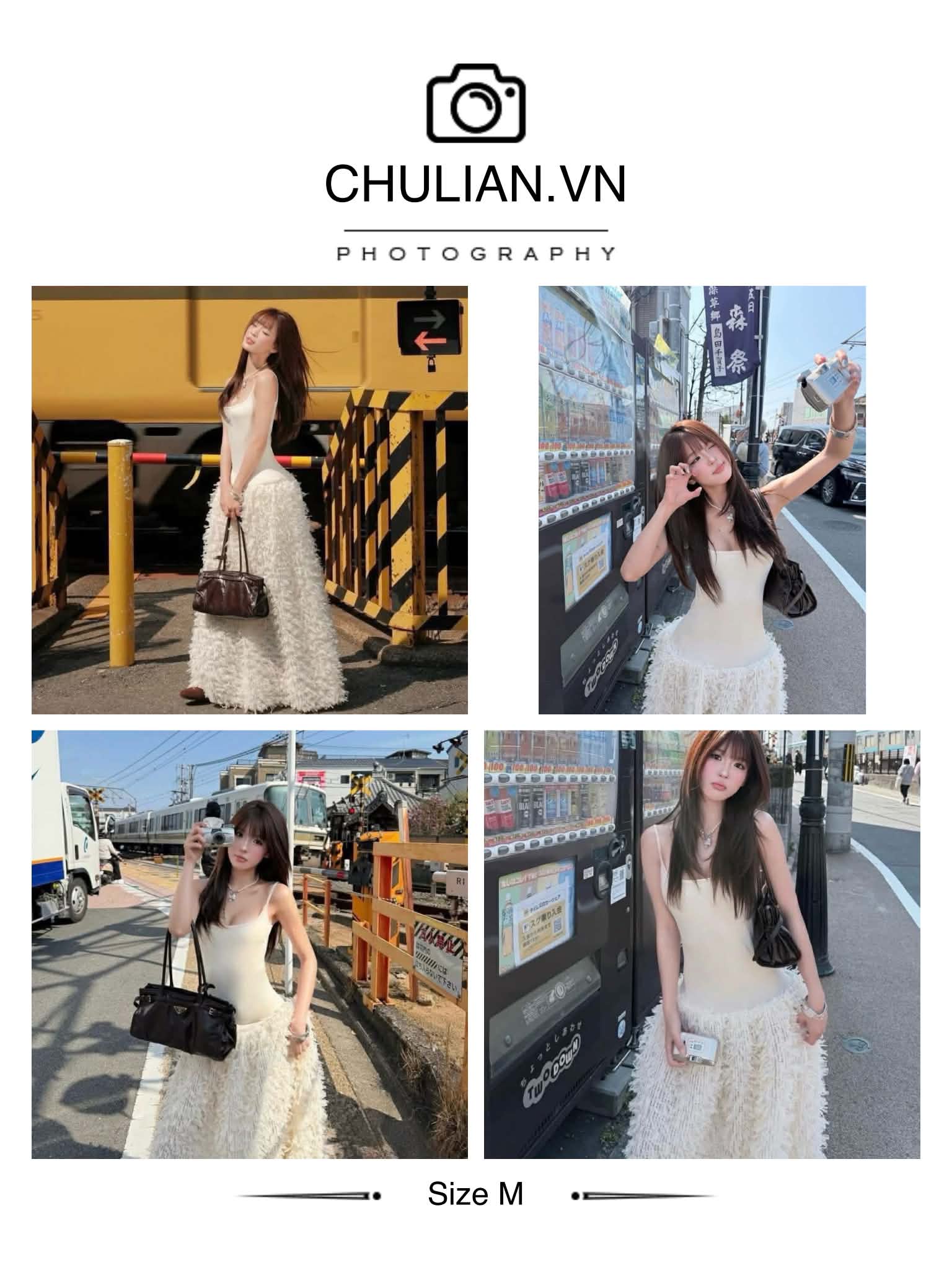 Trang phục trắng, be